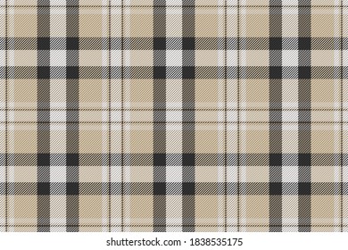 Plaid pattern seamless. Check fabric texture. Stripe square background. Vector textile design tartan.