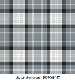Plaid pattern seamless. Check fabric texture. Stripe square background. Tartan vector textile design.