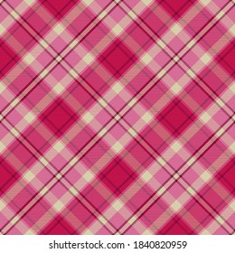 Plaid pattern seamless. Check fabric texture. Stripe square background. Vector textile design tartan.