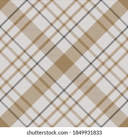 Plaid pattern seamless. Check fabric texture. Stripe square background. Vector textile design tartan.
