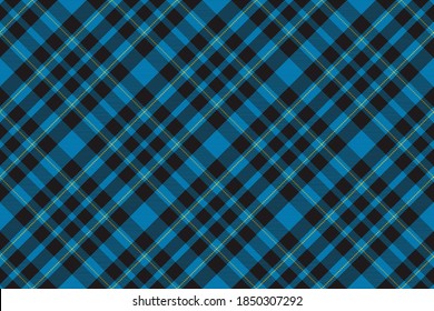 El patrón de plástico es impecable. Comprobar la textura de tela. Fondo cuadrado de banda. Tartán de diseño vectorial textil.
