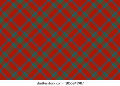 El patrón de plástico es impecable. Comprobar la textura de tela. Fondo cuadrado de banda. Tartán de diseño textil vectorial