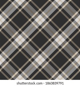 Plaid pattern seamless. Check fabric texture. Stripe square background. Vector textile design tartan.