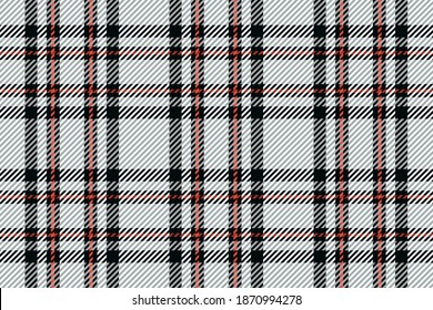 Plaid-Muster nahtlos. Überprüfen Sie die Textur des Stoffes. Streifen, quadratischer Hintergrund. Vektor Textil Design Tartan.