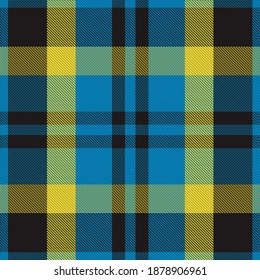 Plaid pattern seamless. Check fabric texture. Stripe square background. Vector textile design tartan.