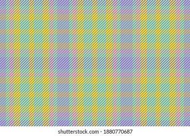 Plaid-Muster nahtlos. Überprüfen Sie die Textur des Stoffes. Streifen, quadratischer Hintergrund. Vektor Textil Design Tartan.
