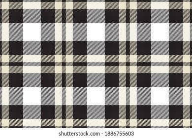 Plaid-Muster nahtlos. Überprüfen Sie die Textur des Stoffes. Streifen, quadratischer Hintergrund. Vektortextil-Design. Tartan-Hintergrund.