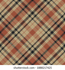 Plaid pattern seamless. Check fabric texture. Stripe square background. Vector textile design tartan.