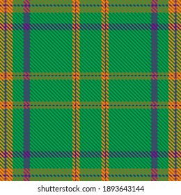 Plaid pattern seamless. Check fabric texture. Stripe square background. Vector textile design tartan.
