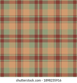 Plaid pattern seamless. Check fabric texture. Stripe square background. Tartan vector textile design.