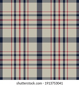Plaid pattern seamless. Check fabric texture. Stripe square background. Vector textile design tartan.