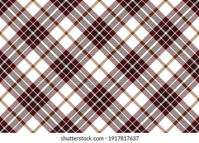 El patrón de plástico es impecable. Comprobar la textura de tela. Fondo cuadrado de banda. Tartán de diseño textil vectorial