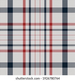 Plaid pattern seamless. Check fabric texture. Stripe square background. Vector textile design tartan.