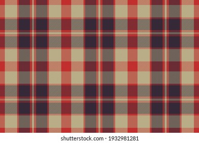 Plaid pattern seamless. Check fabric texture. Stripe square background. Vector textile design tartan.