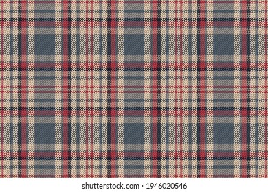 Plaid pattern seamless. Check fabric texture. Stripe square background. Vector textile design tartan.