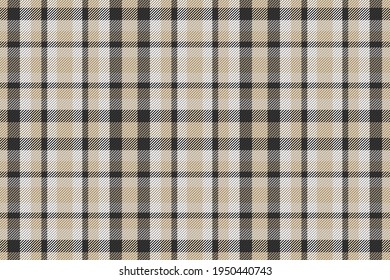 Plaid-Muster nahtlos. Überprüfen Sie die Textur des Stoffes. Streifen, quadratischer Hintergrund. Vektor Textil Design Tartan.