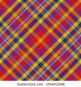 Plaid pattern seamless. Check fabric texture. Stripe square background. Vector textile design tartan.