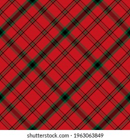 Plaid pattern seamless. Check fabric texture. Stripe square background. Vector textile design tartan.