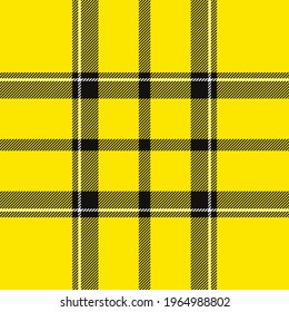 El patrón de plástico es impecable. Comprobar la textura de tela. Fondo cuadrado de banda. Diseño vectorial del tartán textil.