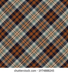 Plaid pattern seamless. Check fabric texture. Stripe square background. Vector textile design tartan.