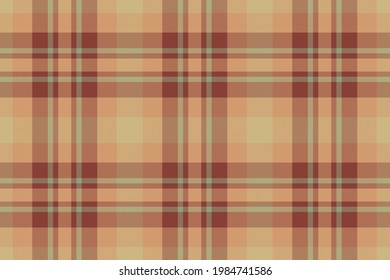 Plaid pattern seamless. Check fabric texture. Stripe square background. Vector textile design. Tartan backdrop.