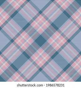Plaid-Muster nahtlos. Überprüfen Sie die Textur des Stoffes. Streifen, quadratischer Hintergrund. Vektor Textil Design Tartan.