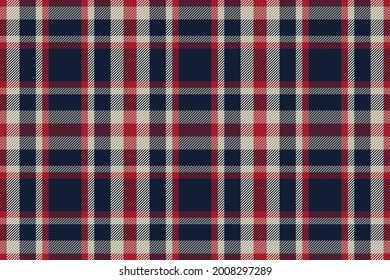 Plaid pattern seamless. Check fabric texture. Stripe square background. Vector textile design tartan.