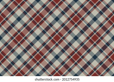 El patrón de plástico es impecable. Comprobar la textura de tela. Fondo cuadrado de banda. Tartán de diseño vectorial textil.