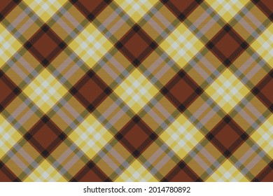 El patrón de plástico es impecable. Comprobar la textura de tela. Fondo cuadrado de banda. Tartán de diseño textil vectorial