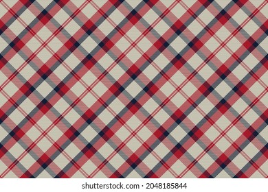 Plaid pattern seamless. Check fabric texture. Stripe square background. Vector textile design tartan.