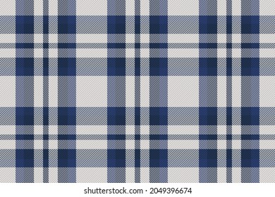 El patrón de plástico es impecable. Comprobar la textura de tela. Fondo cuadrado de banda. Tartán de diseño vectorial textil.