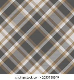 Plaid-Muster nahtlos. Überprüfen Sie die Textur des Stoffes. Streifen, quadratischer Hintergrund. Vektor Textil Design Tartan.