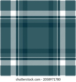 El patrón de plástico es impecable. Comprobar la textura de tela. Fondo cuadrado de banda. Diseño vectorial de tartán textil.