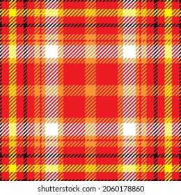 Plaid pattern seamless. Check fabric texture. Stripe square background. Vector textile tartan design.