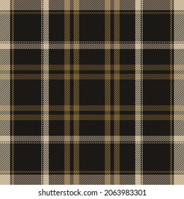 Plaid-Muster nahtlos. Überprüfen Sie die Textur des Stoffes. Streifen, quadratischer Hintergrund. Vektor Textil Design Tartan.