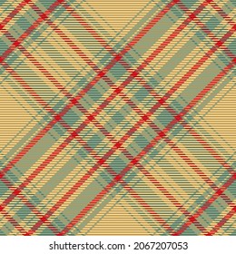 Plaid pattern seamless. Check fabric texture. Stripe square background. Vector textile design tartan.
