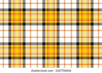 Plaid-Muster nahtlos. Überprüfen Sie die Textur des Stoffes. Streifen, quadratischer Hintergrund. Vektortextil-Design. Tartan-Hintergrund.