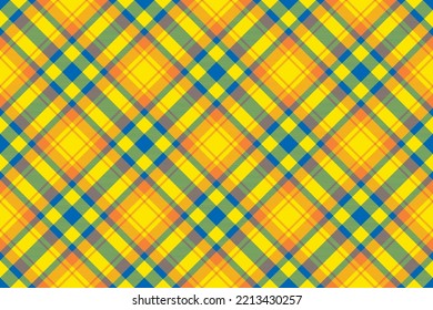 Plaid pattern seamless. Check fabric texture. Stripe square background. Vector textile design tartan