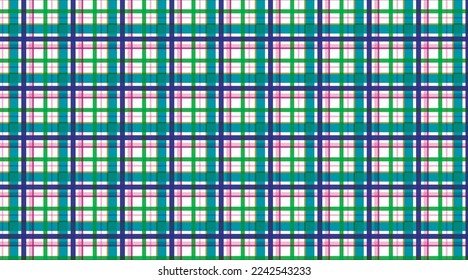 El patrón de plástico es impecable. Comprobar la textura de tela. Fondo cuadrado de banda Vector diseño textil Patrón de camiseta Kurti Patrón de trenzado sin inconvenientes 