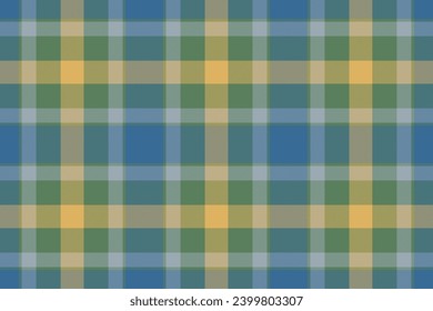 Plaid pattern seamless. Check fabric texture. Stripe square background. Vector textile design. Tartan backdrop.