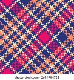 Padrão xadrez vetor de textura de verificação sem costura para camisa, jogar, envoltório, vestido, cobertor e outros tecidos modernos design de tecido de moda. Vetor
Padrão Jogado Sem Costura. Clássico