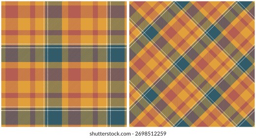 Padrão xadrez vetor de textura de verificação sem costura para camisa, jogar, envoltório, vestido, cobertor e outros tecidos modernos design de tecido de moda. Vetor
Padrão Jogado Sem Costura. Escocês Clássico