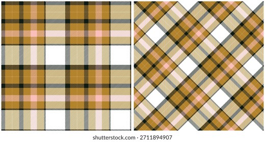 Vector de textura de cuadros sin costuras a cuadros para camisa, tiro, envoltura, vestido, manta y otros textiles modernos. Vector
Patrón de cuadros sin costuras. Clásico