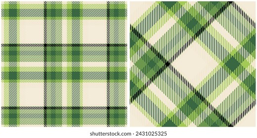 Plaid Pattern Seamless. Checkerboard Pattern Seamless Tartan Illustration Vector Set for Scarf, Blanket, Other Modern Spring Summer Autumn Winter Holiday Fabric Print.