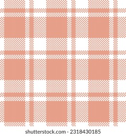 Plaid Pattern Seamless. Classic Scottish Tartan Design. Traditional Scottish Woven Fabric. Lumberjack Shirt Flannel Textile. Pattern Tile Swatch Included.