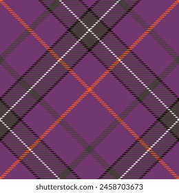 Plaid Pattern Seamless. Classic Scottish Tartan Design. Traditional Scottish Woven Fabric. Lumberjack Shirt Flannel Textile. Pattern Tile Swatch Included. Gingham check plaid pattern