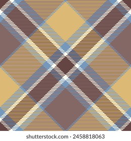 Plaid Pattern Seamless. Classic Scottish Tartan Design. Traditional Scottish Woven Fabric. Lumberjack Shirt Flannel Textile. Pattern Tile Swatch Included. Gingham check plaid pattern