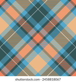 Plaid Pattern Seamless. Classic Scottish Tartan Design. Traditional Scottish Woven Fabric. Lumberjack Shirt Flannel Textile. Pattern Tile Swatch Included. Gingham check plaid pattern