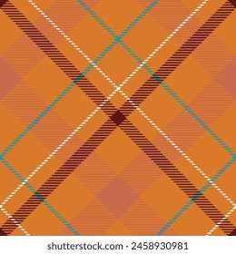Plaid Pattern Seamless. Classic Scottish Tartan Design. Traditional Scottish Woven Fabric. Lumberjack Shirt Flannel Textile. Pattern Tile Swatch Included. Gingham check plaid pattern