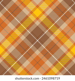 Plaid Pattern Seamless. Classic Scottish Tartan Design. Traditional Scottish Woven Fabric. Lumberjack Shirt Flannel Textile. Pattern Tile Swatch Included. Gingham check plaid pattern